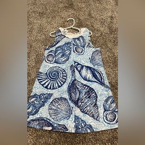 GUC Lilly Pulitzer Vintage White Label Size 7 Girls Dress